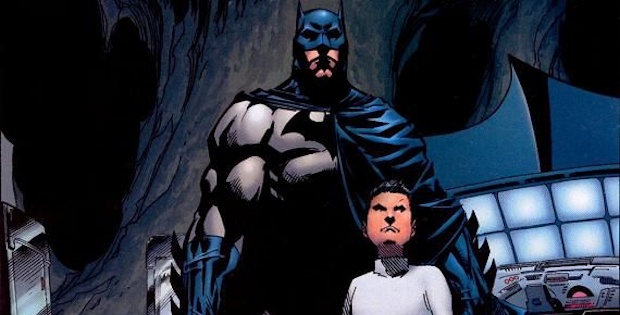 Batman and Son Damian Wayne