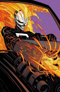 Ghost Rider in Car