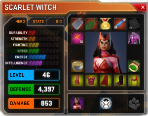 Scarlet Witch Marvel Heroes